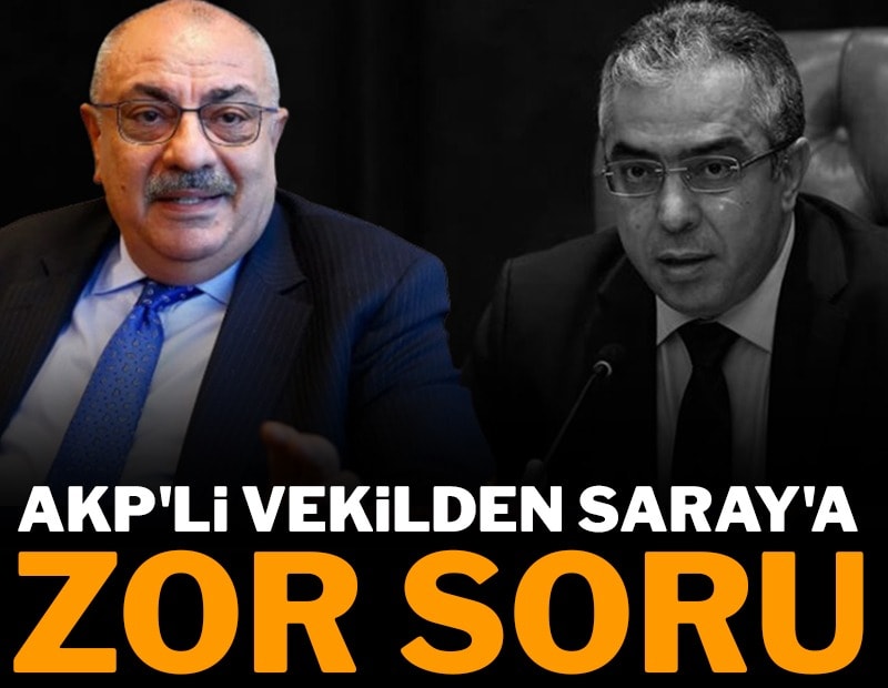 AKP'li vekilden Saray'a zor soru