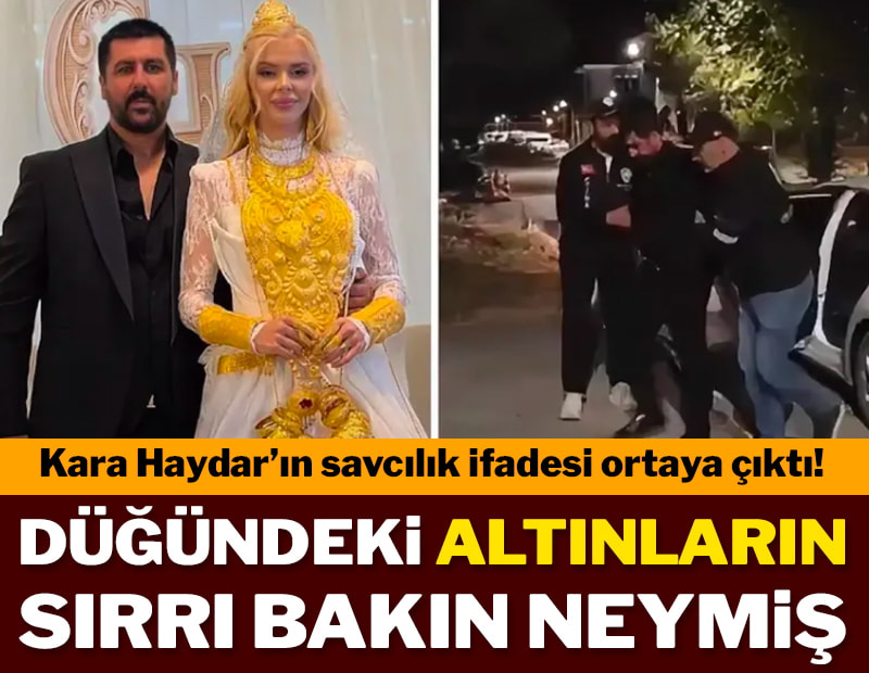 Düğünde şov yaptı, savcılıkta böyle dedi: Takılar emanet, lüks yaşam sponsorluk