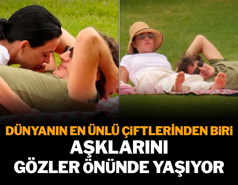 Dünyanın en ünlü çiftlerinden biri aşklarını gözler önünde yaşıyor