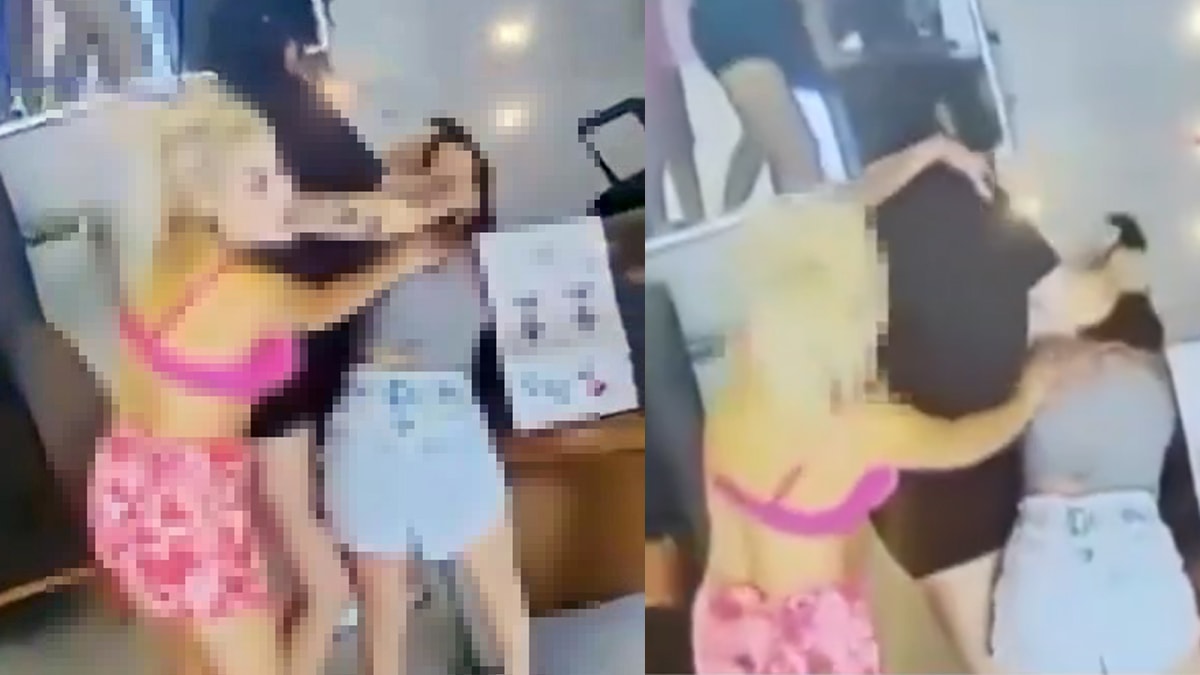 4 kadın işyerinde birbirine girdi: Defalarca kafasını masaya vurdu