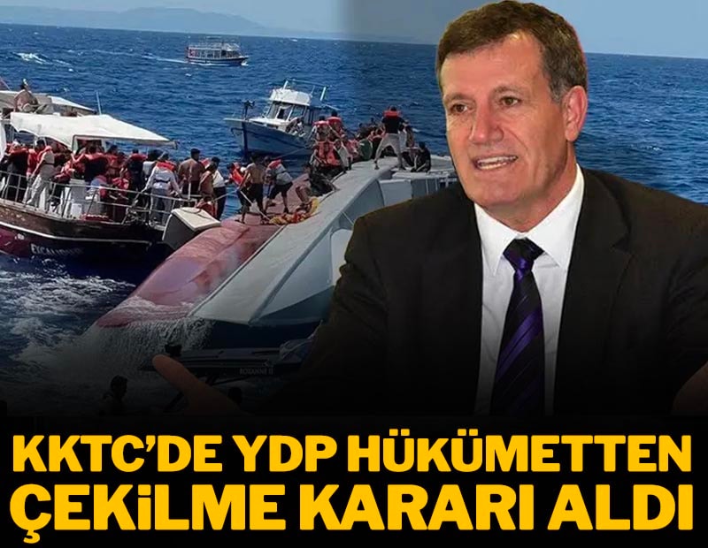 KKTC'de YDP hükümetten çekilme kararı aldı