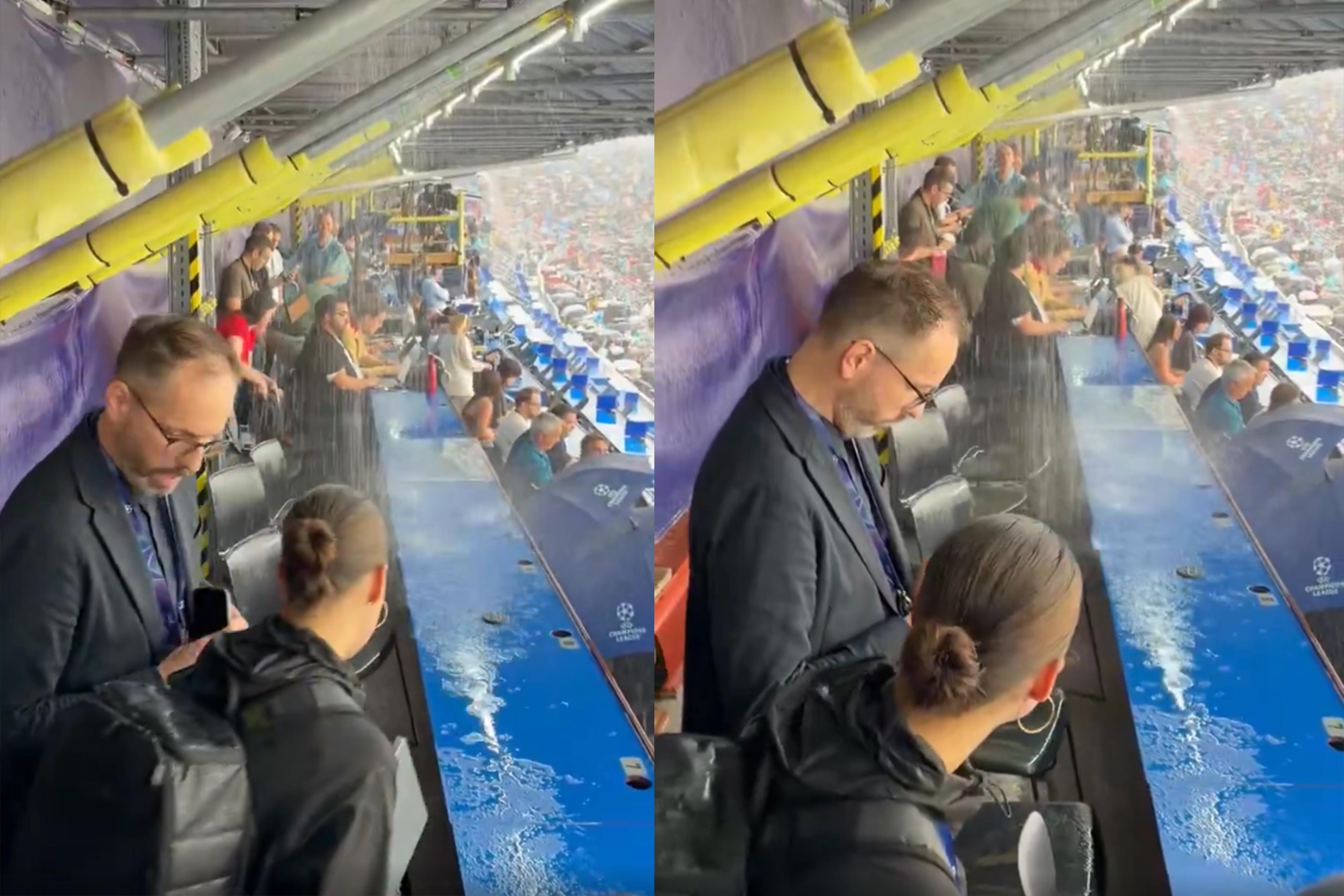 Barcelona'nın Camp Nou çilesi bitmiyor! Tribünler sular altında kaldı