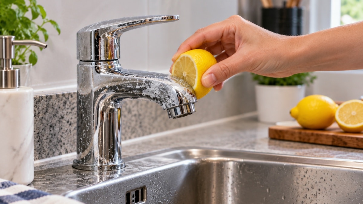 Limonu musluğa sürenler o dertten kurtuluyor