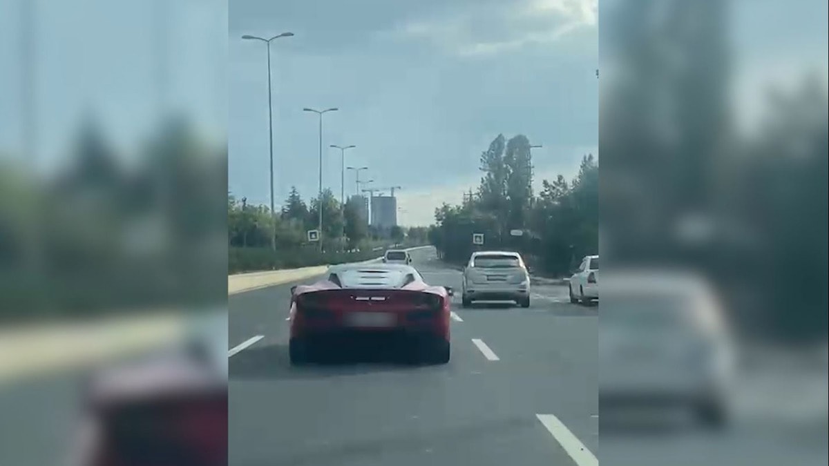 Lüks araçla makasın cezası ağır oldu
