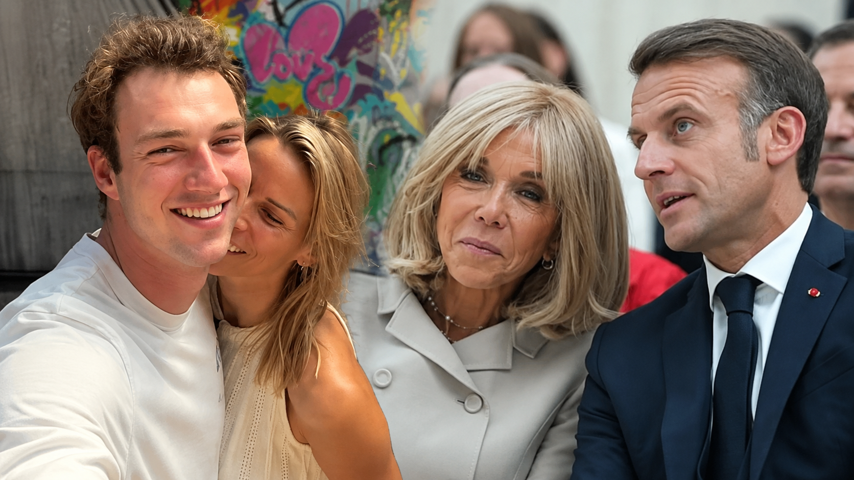 Macron'a 22'lik damat: 42 yaşındaki üvey kızın kalbini 22’lik sörfçü çaldı