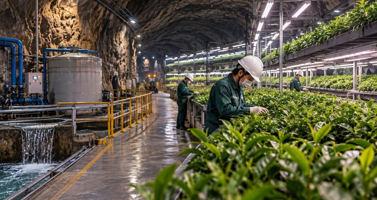 Terk edilmiş kömür madenlerinde çay yetiştirecekler