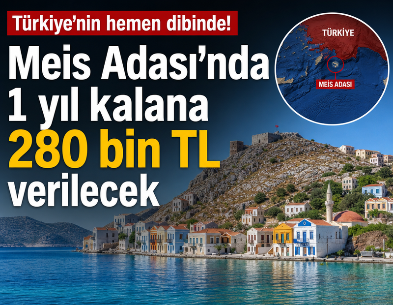 Türkiye'nin dibindeki adaya yerleşene para dağıtacaklar