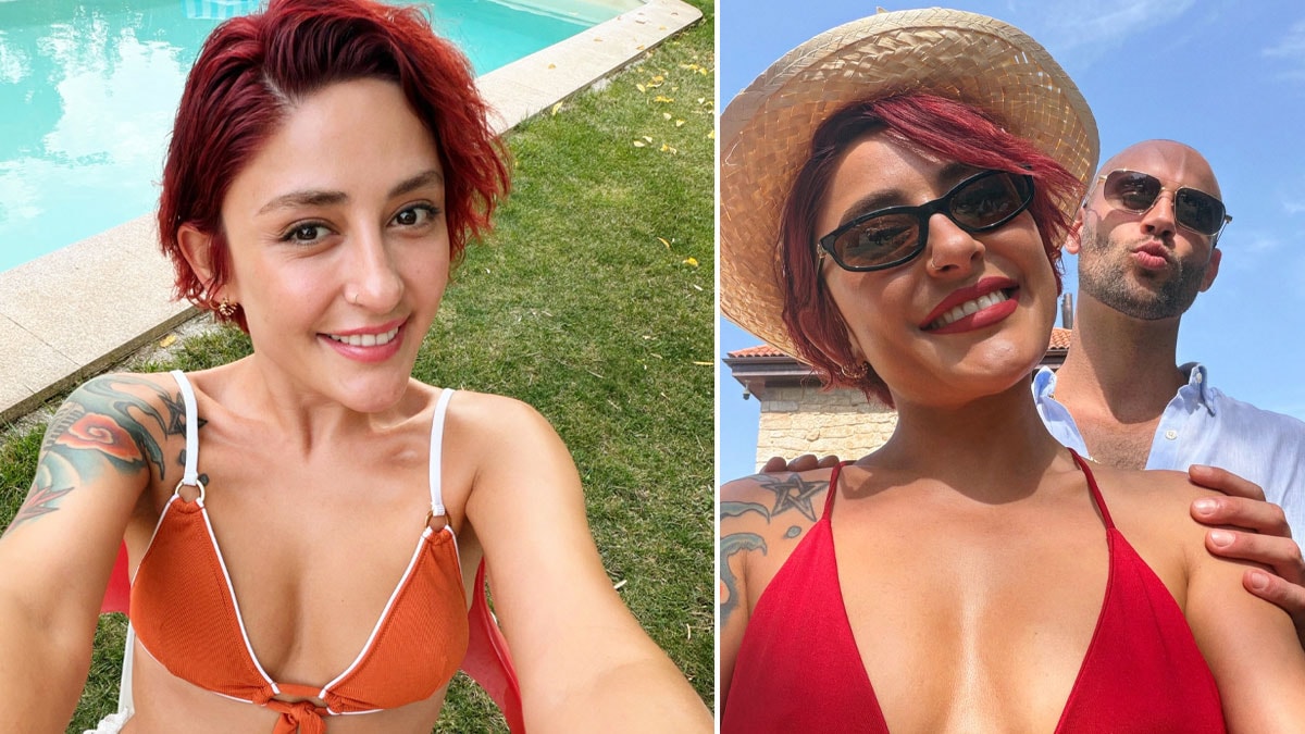 Melek Mosso ve sevgilisi İspanya'da aşka geldi