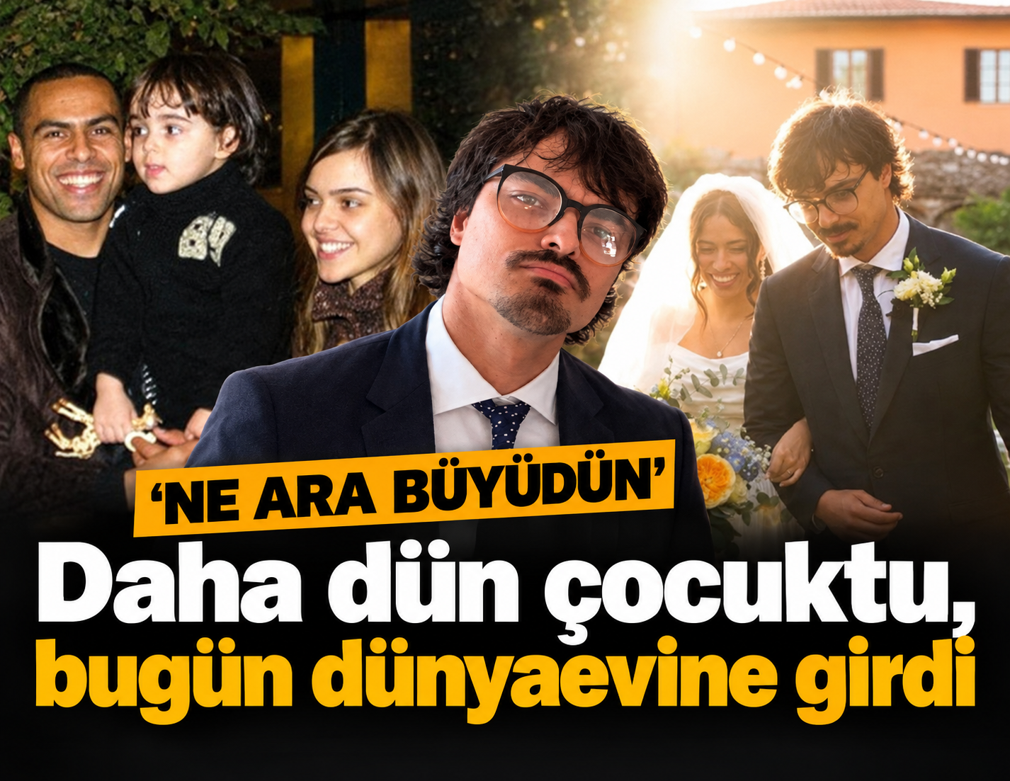 Türk futbolunda uzun yıllar forma giymişti: Oğlu büyüdü, dünyaevine girdi