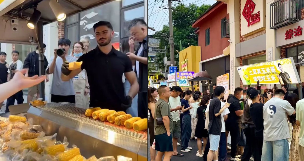 Karaköy'de başladı Çin'de kuyruk oldu: Yakışıklı Mısırcı'nın şöhreti sınırları aştı