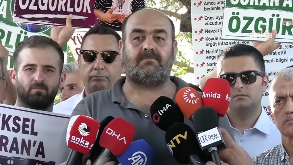 Narin Güran'ın babası Cumhurbaşkanlığı'na yürüyor