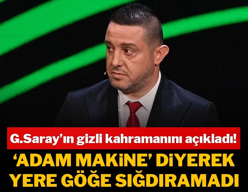 Nihat Kahveci'den Galatasaraylı yıldıza övgü dolu sözler: 'Adam makine'