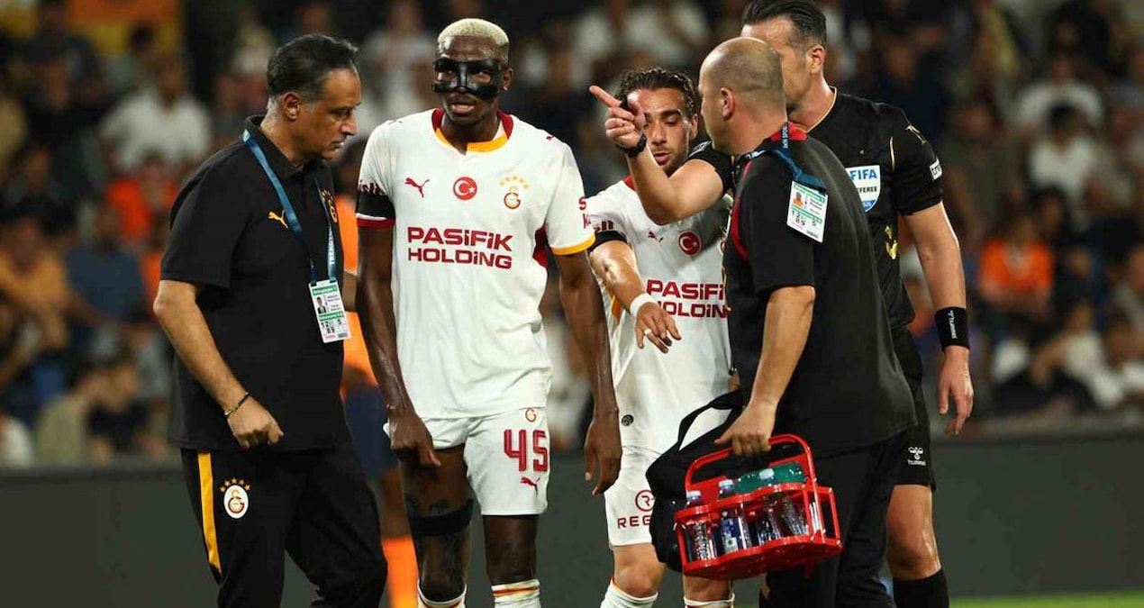 Sakatlanan Osimhen'den Galatasaray'a kötü haber