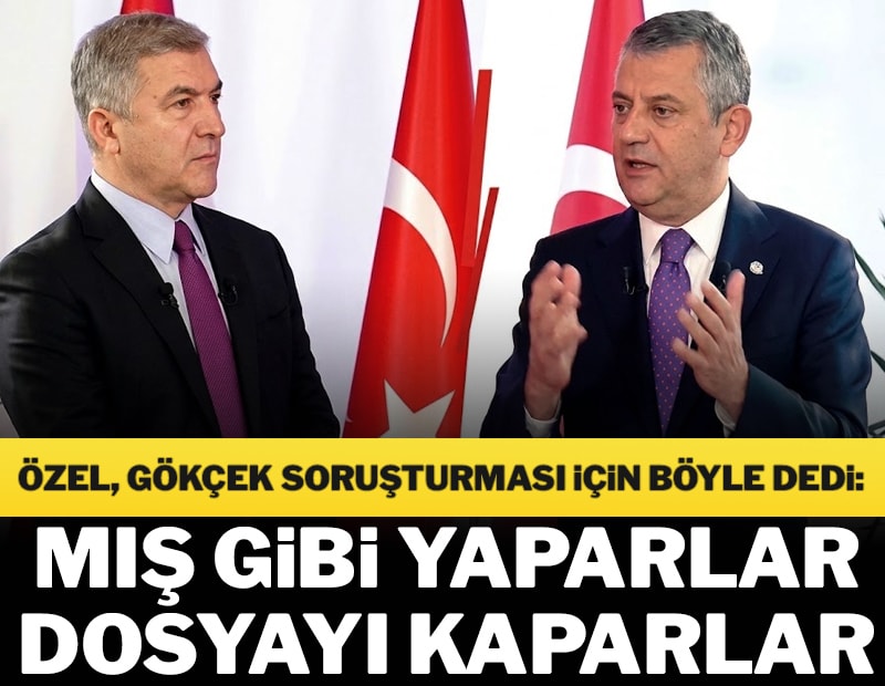 Eşitlikse, Gökçek de tutuklu yargılanmalı