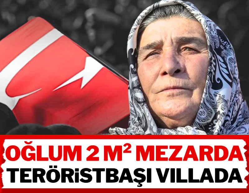 Oğlum 2 m² mezarda teröristbaşı villada