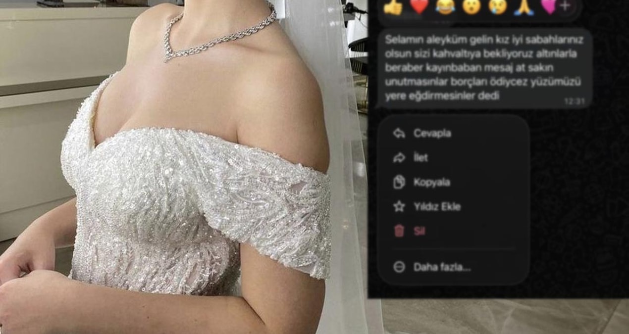 Yeni gelin düğünün ertesi günü kaynanasından gelen mesajla şoke oldu