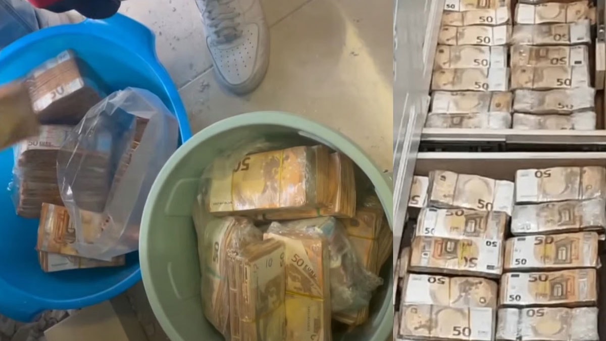 Evin duvarından 178 milyon lira çıktı: Kovayla taşıdılar