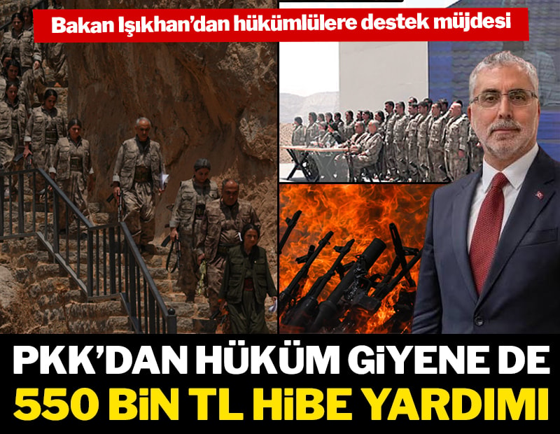 PKK’dan hüküm giyene de 550 bin TL hibe yardımı