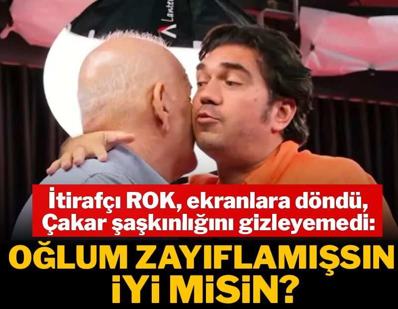 İtirafçı ROK, Ahmet Çakar’ı şaşırttı: Oğlum zayıflamışsın, iyi misin?