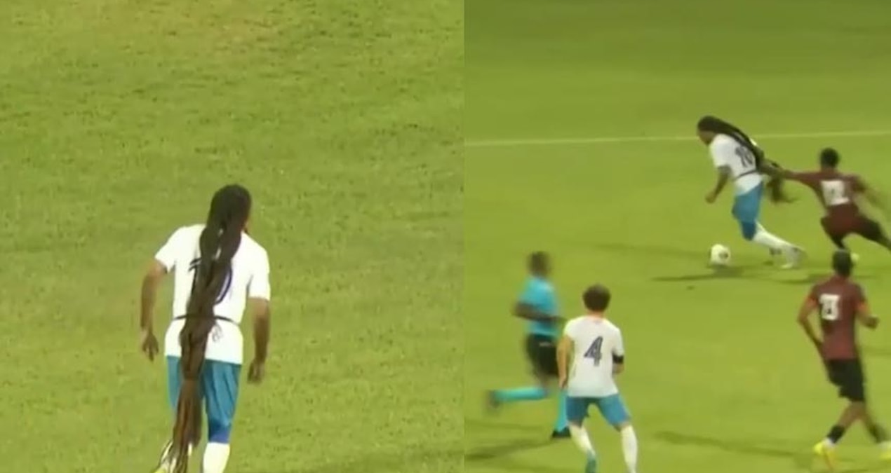 Yıldız futbolcunun saçı yüzünden iki oyuncu kırmızı kart gördü