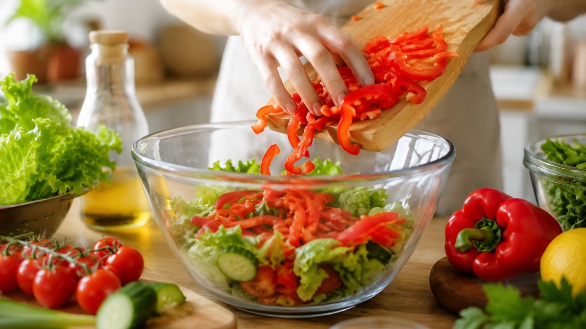 Domates ya da salatalık değilmiş: En sağlıklı salata malzemesi belli oldu