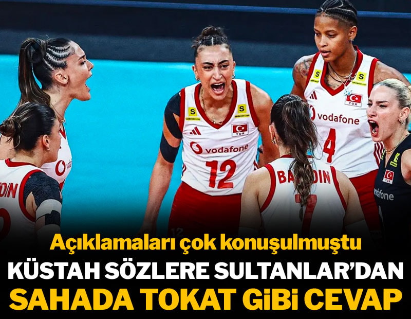 Küstah sözlere Sultanlar'dan sahada tokat gibi cevap