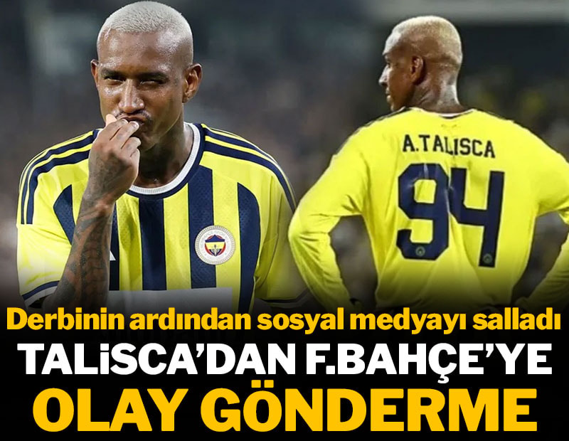 Talisca'dan Fenerbahçe'ye derbi sonrası gönderme