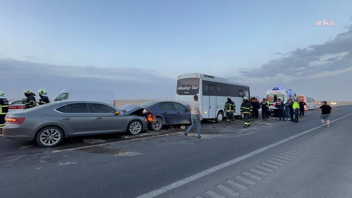 Toz fırtınası sonrası zincirleme kaza: Çok sayıda yaralı var