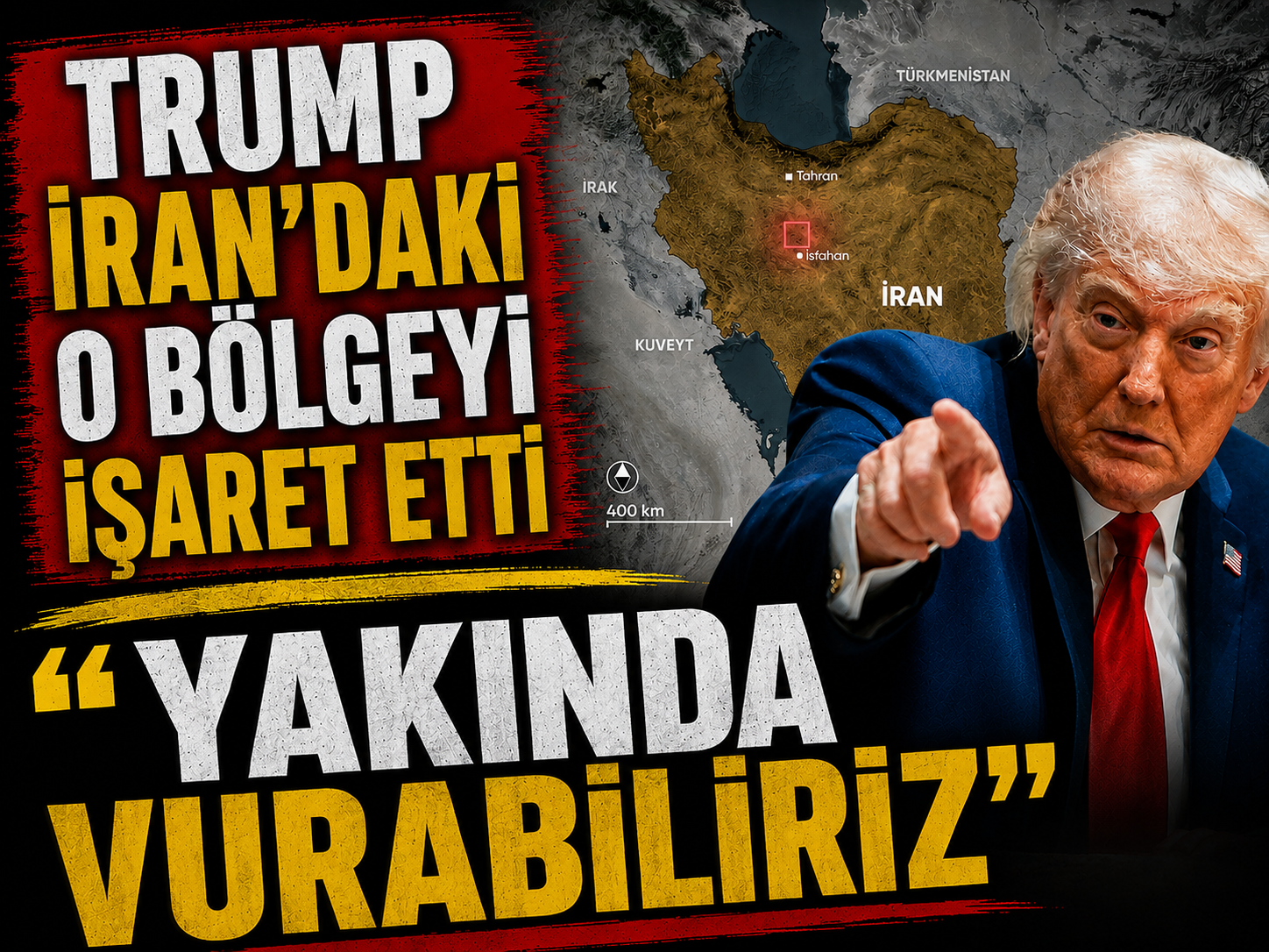 Trump, İran’daki o bölgeyi işaret etti: Yakında vurabiliriz