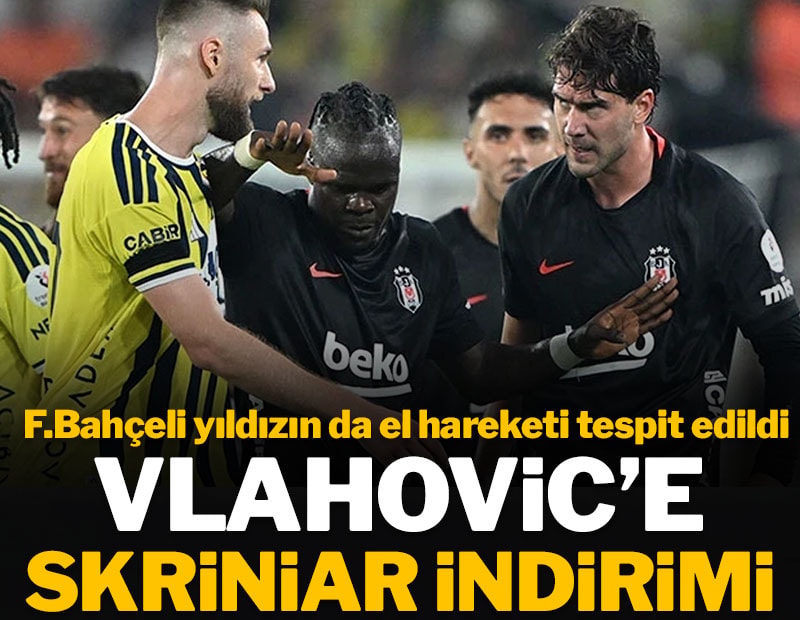 Vlahovic'e Skriniar indirimi: F.Bahçeli yıldızın da el hareketi tespit edildi