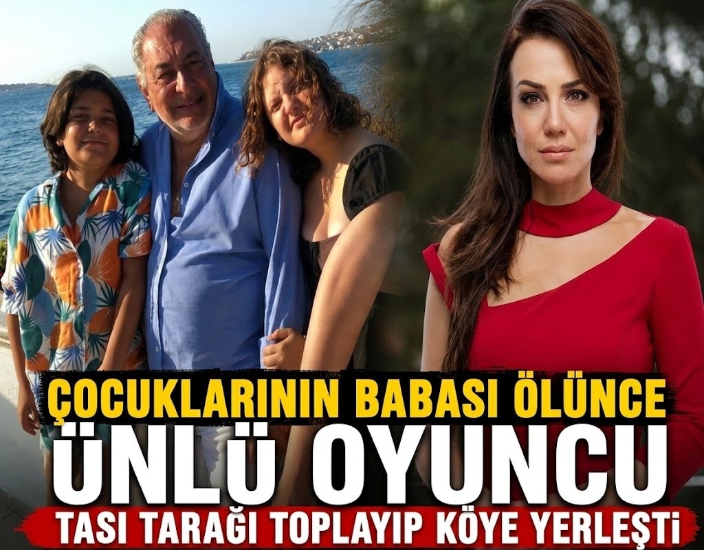 Deniz Uğur çocuklarının babası Reha Muhtar ölünce tası tarağı toplayıp köye yerleşti