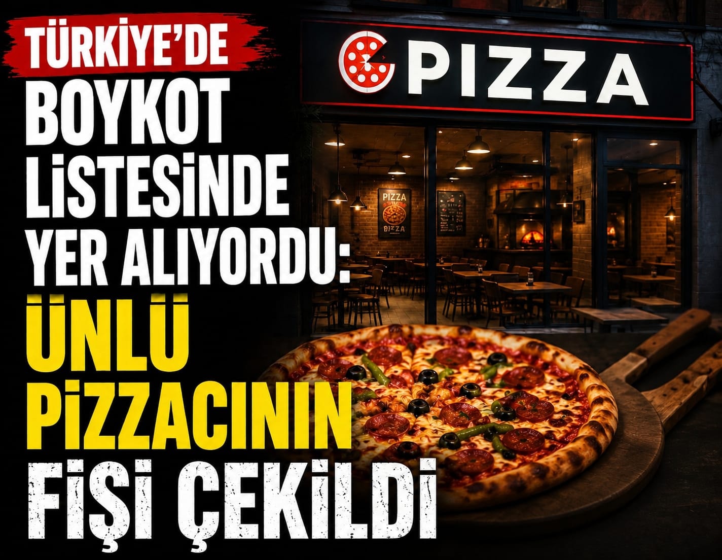 Türkiye'de boykot listesinde yer alıyordu: Ünlü pizzacının fişi çekildi