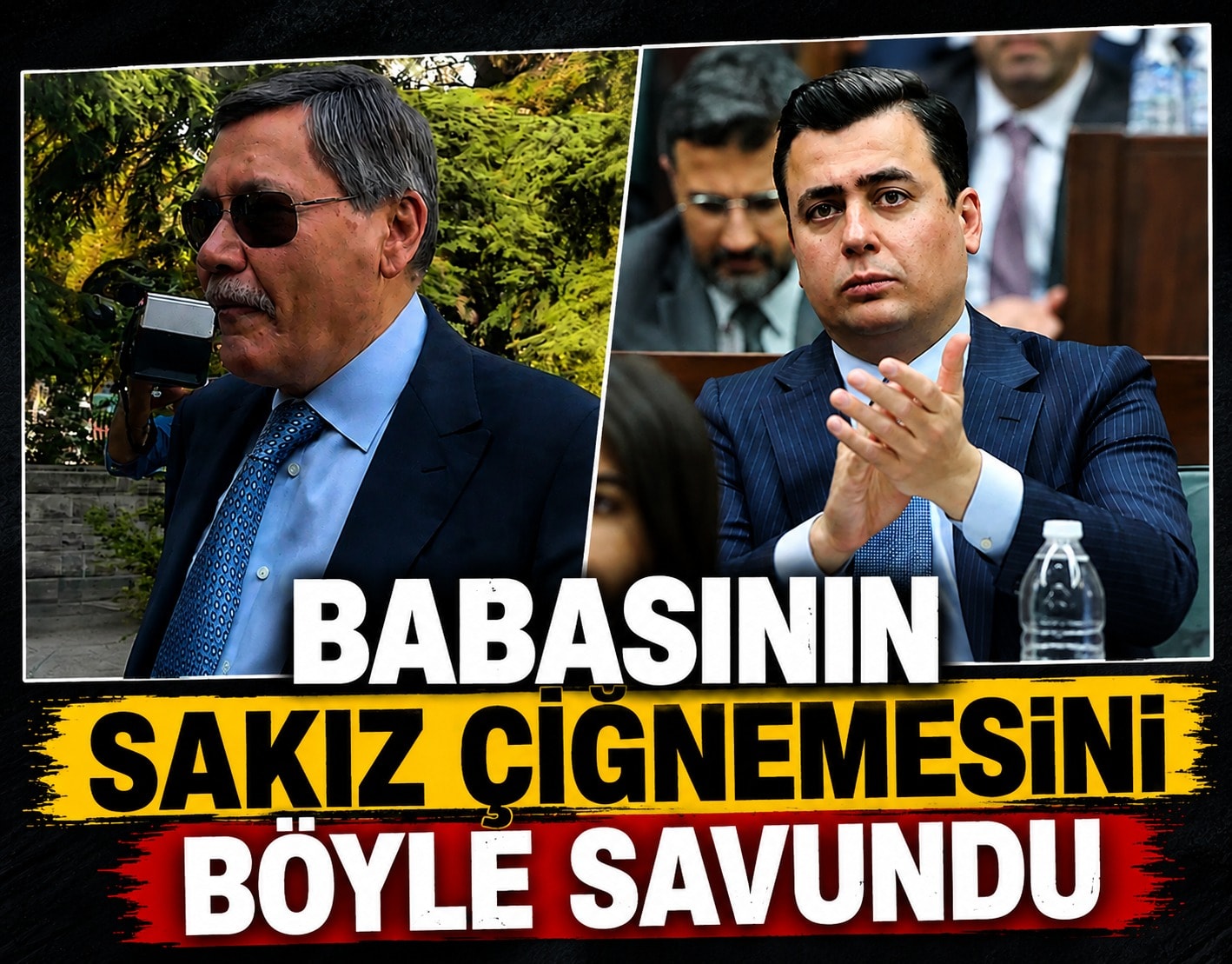 Adliyeye sakız çiğneyerek gitmesi tepkiye yolaçınca oğlu Osman Gökçek açıklama yaptı