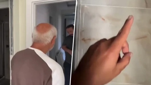 Yatak odasındaki banyonun kapısını açanlar şoka girdi