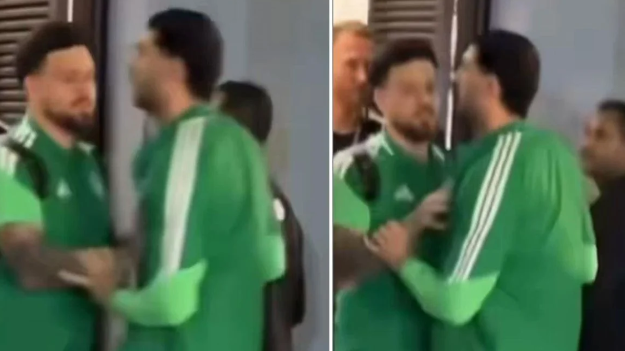Sosyal medya paylaşımını gören Merih Demiral rakip takımın soyunma odasını bastı!