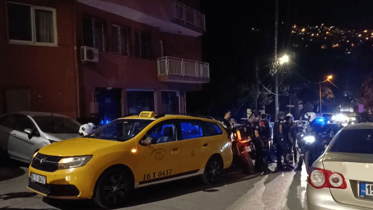 Bursa'da taksiden rastgele ateş açan maganda yakalandı