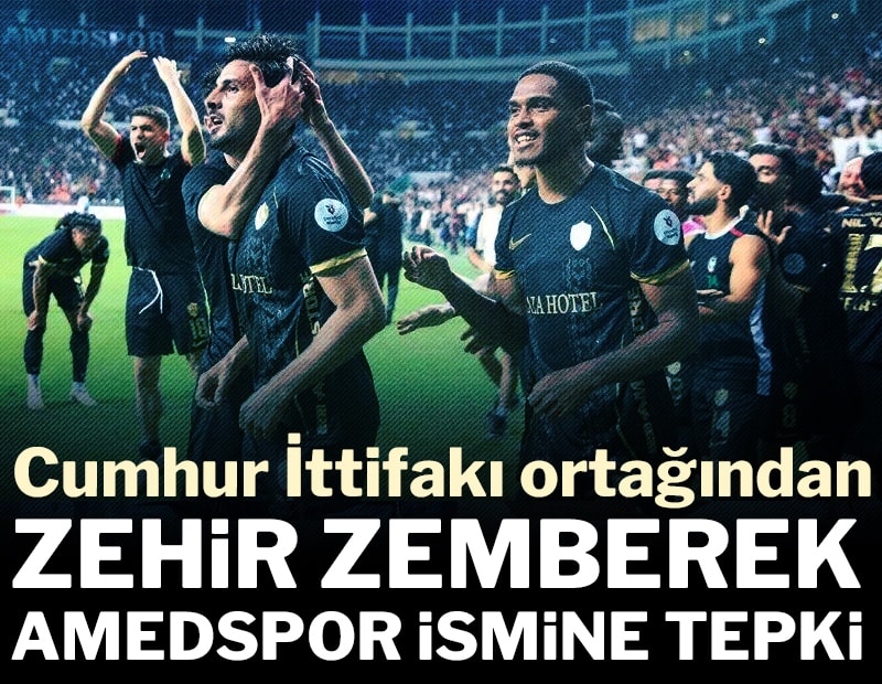 Cumhur İttifakı ortağından zehir zemberek 'Amedspor' tepkisi