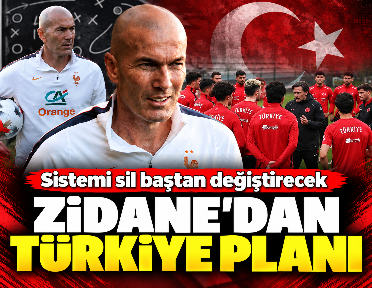 Zinedine Zidane'dan Türkiye planı